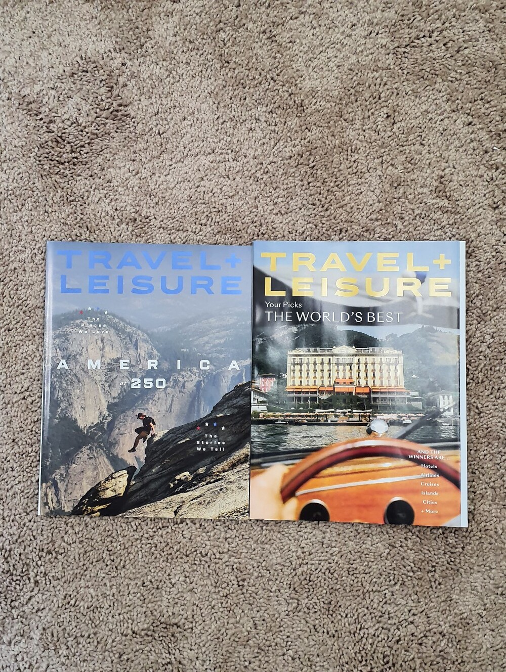 Travel + Leisure Magazine Lot Of 2 Jul to Aug 2026 Issue For Travel Enthusiasts